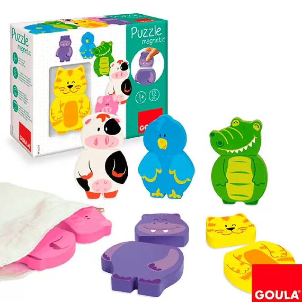 Flash Sale Brinquedos Goula Goula Puzzle Magnetica Intercambiaveis ??Madeira