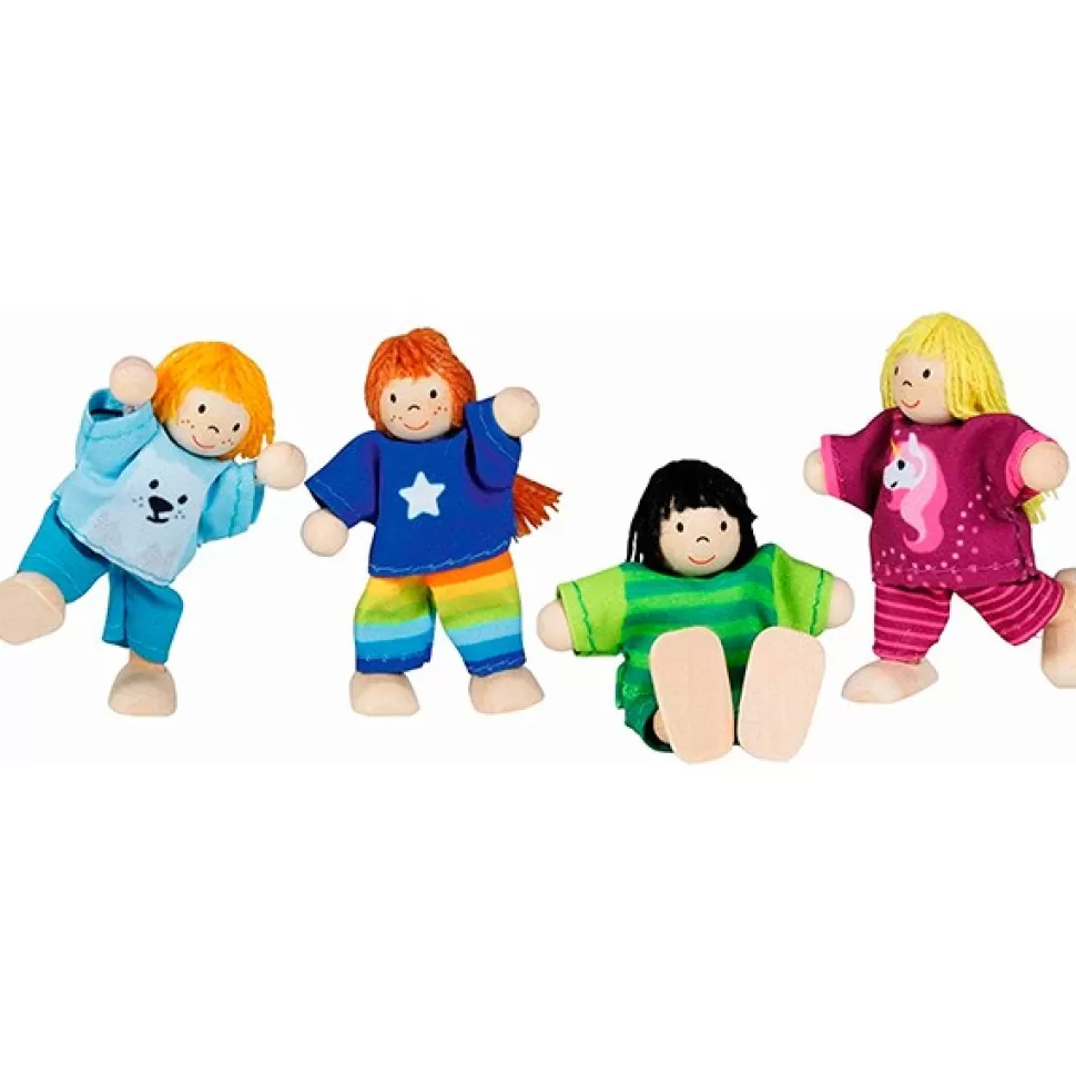 Brinquedos Goki Grupo De Meninos E Meninas Bonecos Flexiveis< Brinquedos De Madeira