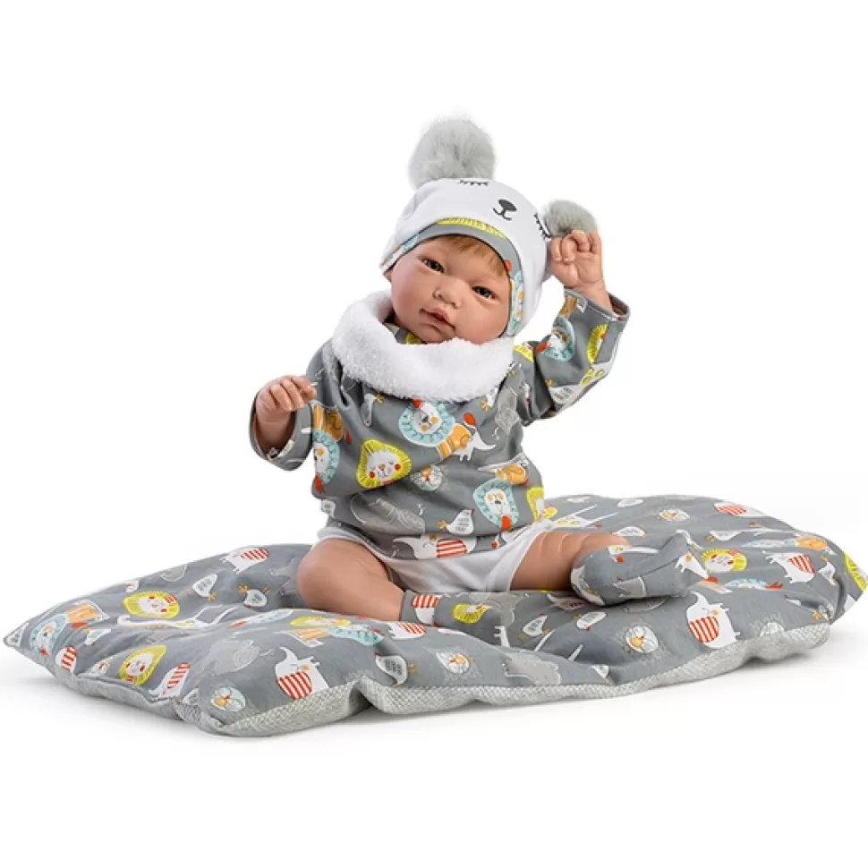 Brinquedos Guca Guca Boneco Reborn Santi Quality 46Cm< Bonecas Classicas