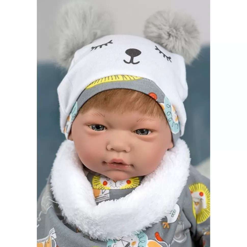 Brinquedos Guca Guca Boneco Reborn Santi Quality 46Cm< Bonecas Classicas