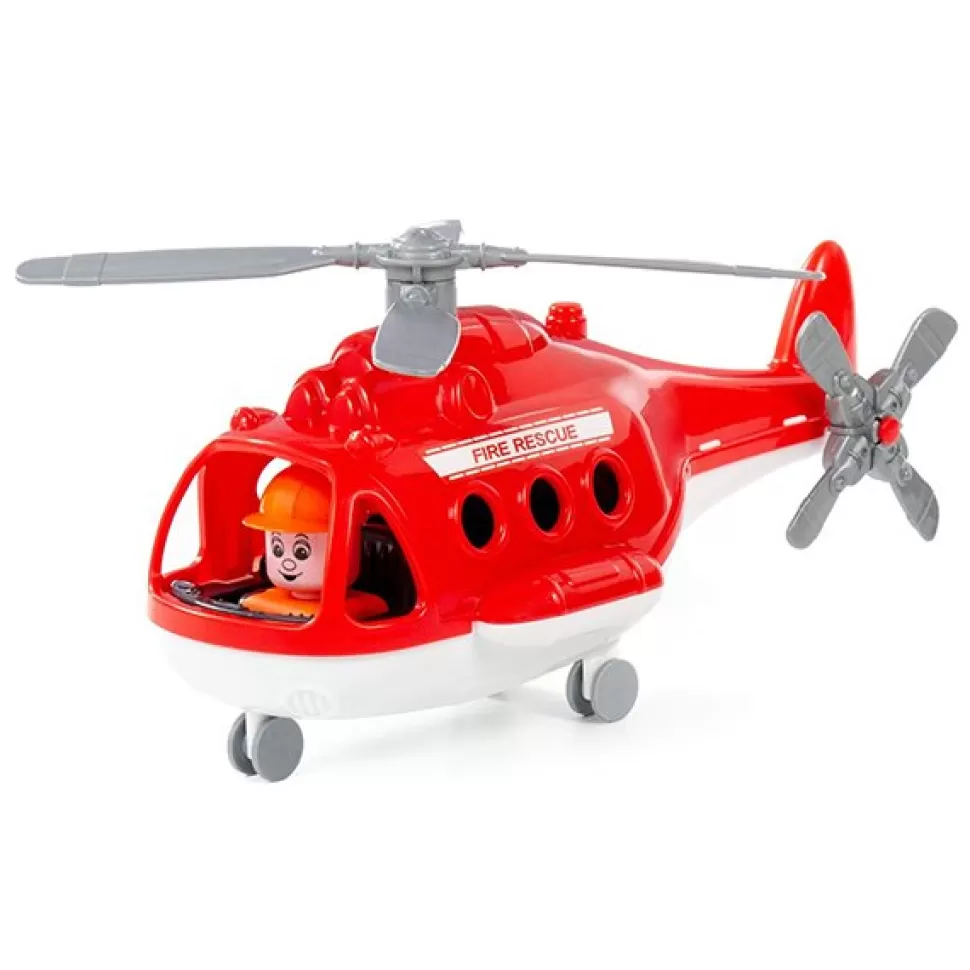 Brinquedos Wader Helicoptero Bombeiro 29Cm< Brinquedos De Aviões