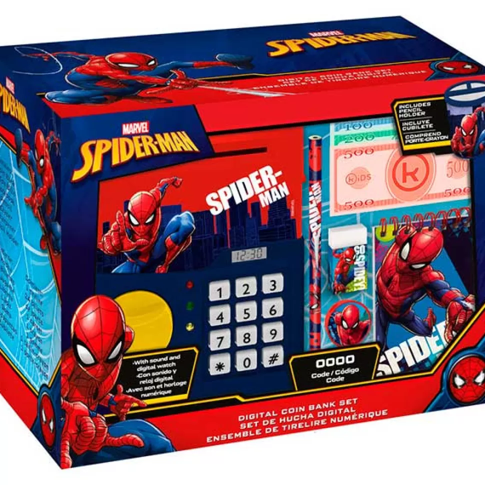Brinquedos Homem Aranha Homem-Aranha Cofrinho Digital Com Acessorios< Brinquedos Super-Heróis