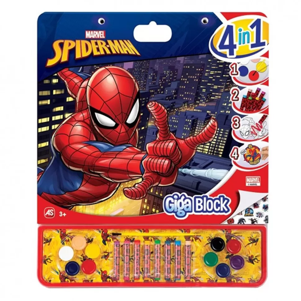 Brinquedos Homem Aranha Homem-Aranha Giga Block 4 Em 1< Brinquedos Super-Heróis