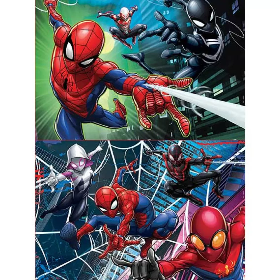 Discount Brinquedos Homem Aranha Homem-Aranha Puzzle 2X100P