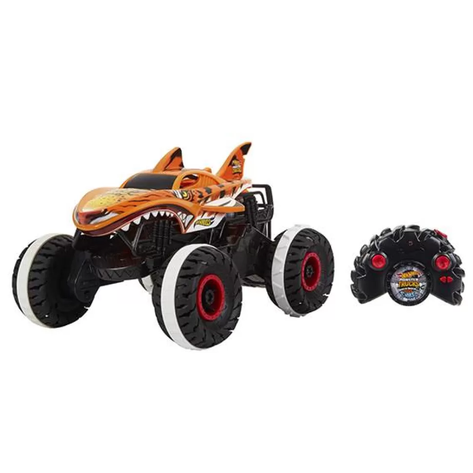 Brinquedos Hot Wheels Hot Wheels Carro Rc Tiger Shark Monster Truck< Brinquedos De Carros
