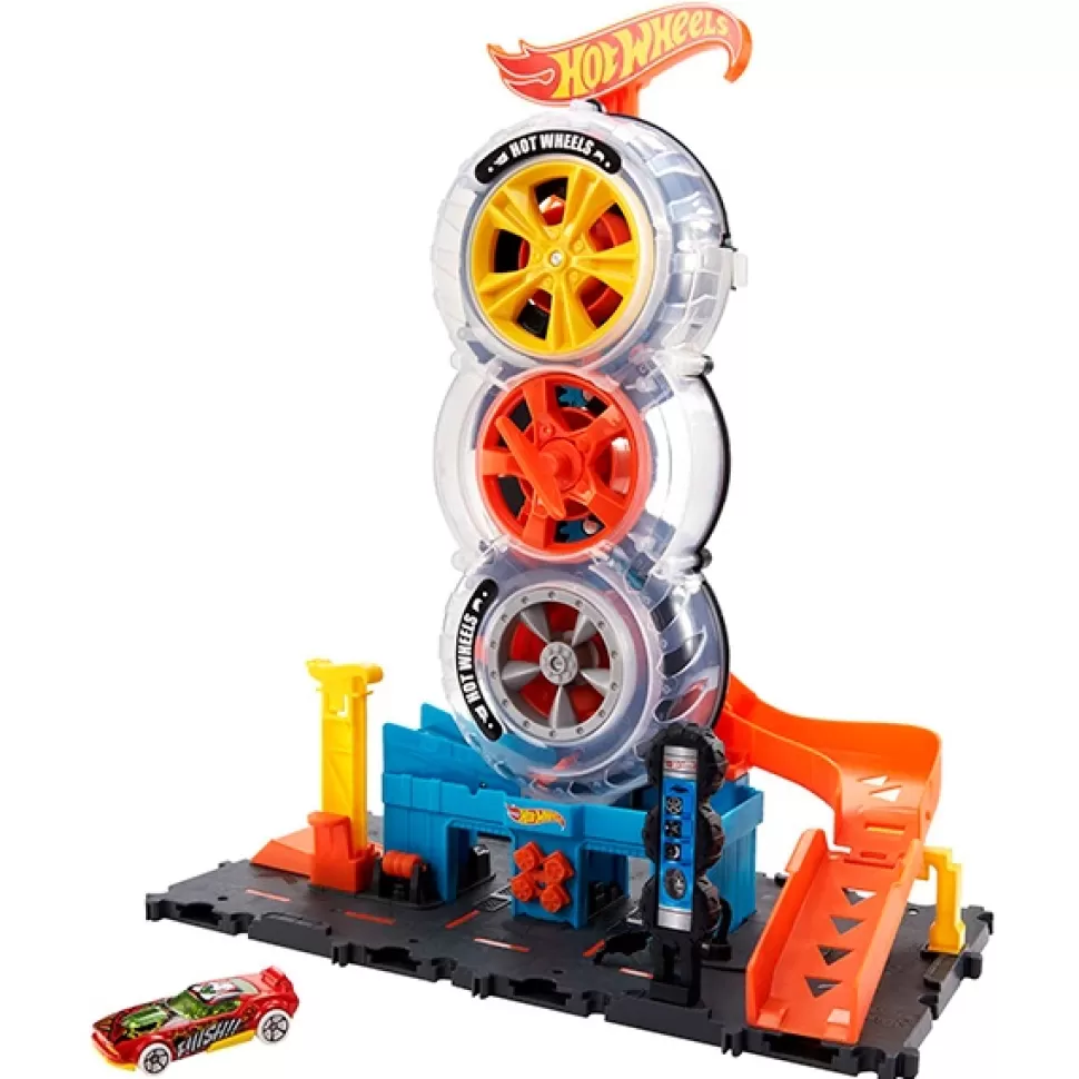 Brinquedos Hot Wheels Hot Wheels City Loja De Pneus< Brinquedos De Carros