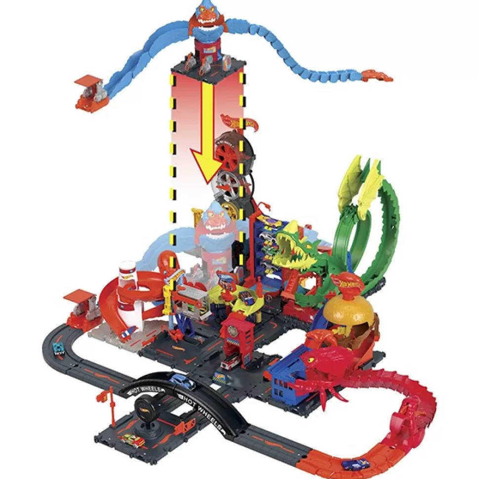Brinquedos Hot Wheels Hot Wheels City Nemesis Gorilla No Posto De Gasolina< Brinquedos De Carros