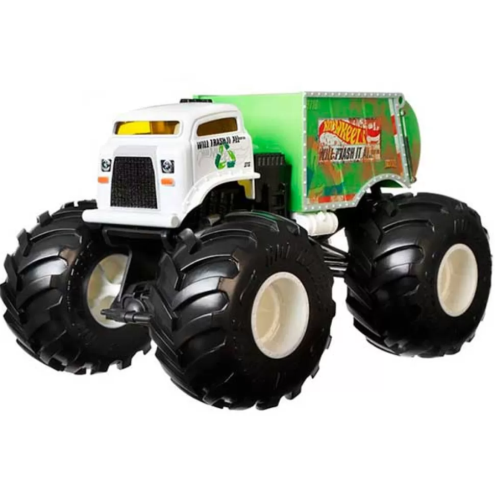 Brinquedos Hot Wheels Hot Wheels Monster Truck Will Trash It 1:24< Brinquedos De Carros