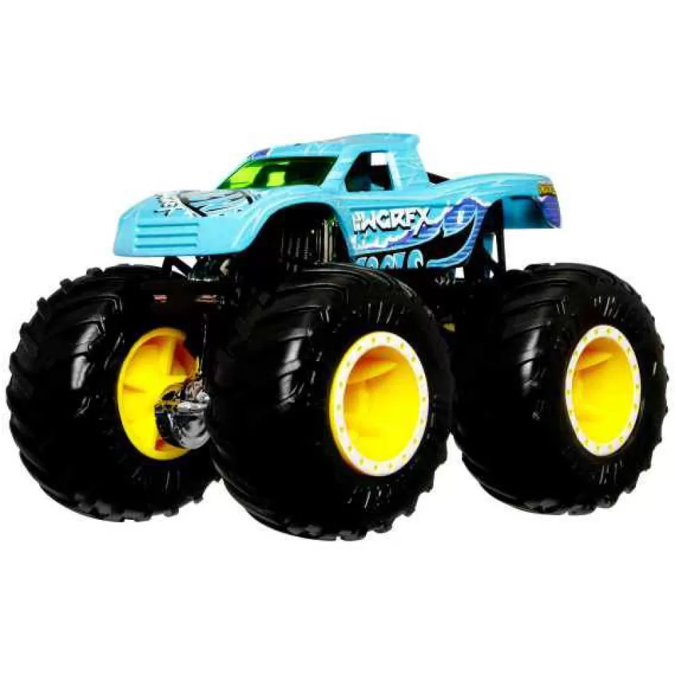 Brinquedos Hot Wheels Hot Wheels Monster Trucks Carro Color Shifters Podium Glasher< Brinquedos De Camiões