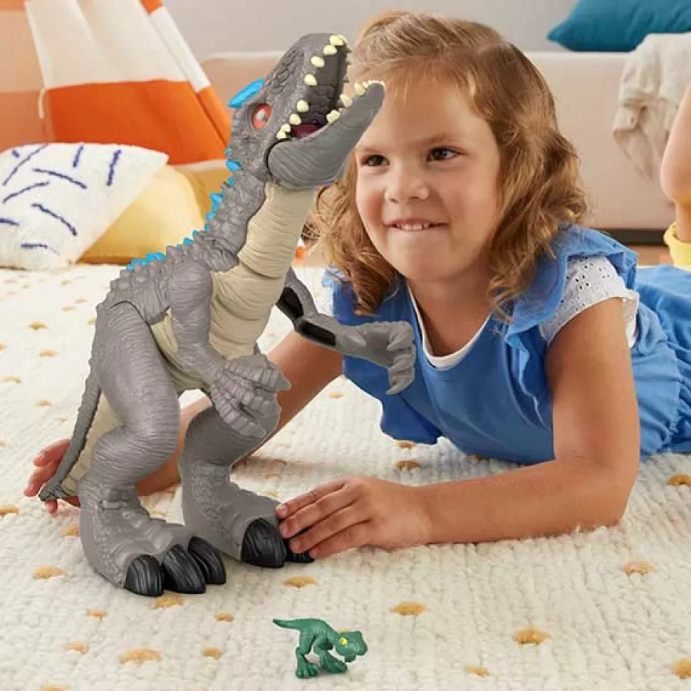 Brinquedos Imaginext Imaginext Jurassic World Figura Dinossauro Indominus Rex< Brinquedos De Dinossauros