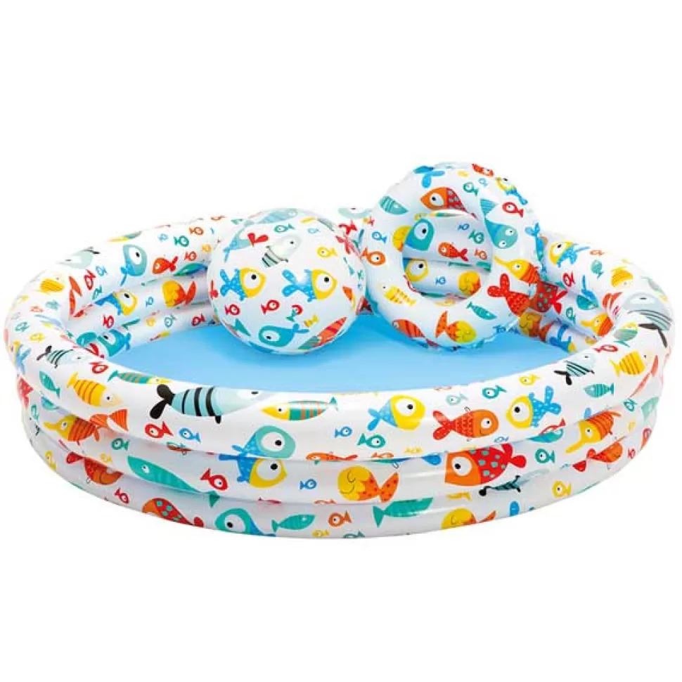 Brinquedos Intex Intex Conjunto De Agua: Piscina, Boia E Bola< Brinquedos Piscina