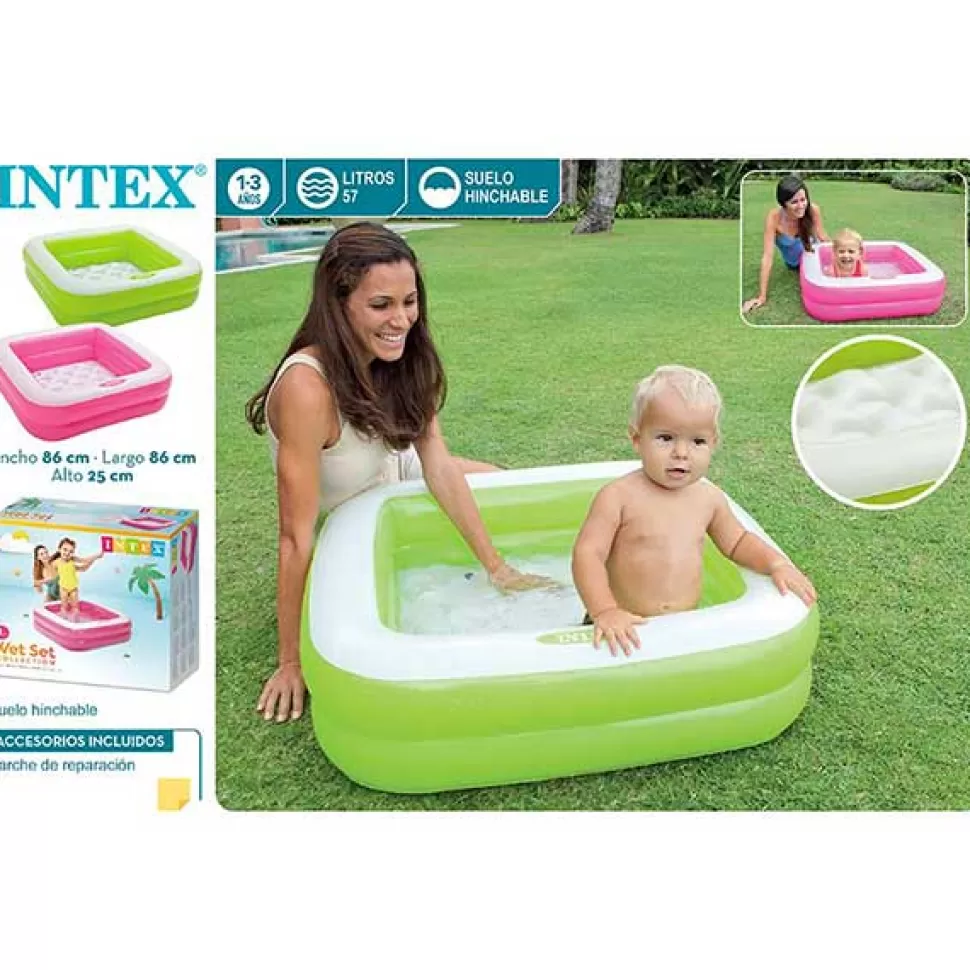 Brinquedos Intex Intex Piscina Infantil Retangular 85Cm< Brinquedos Piscina