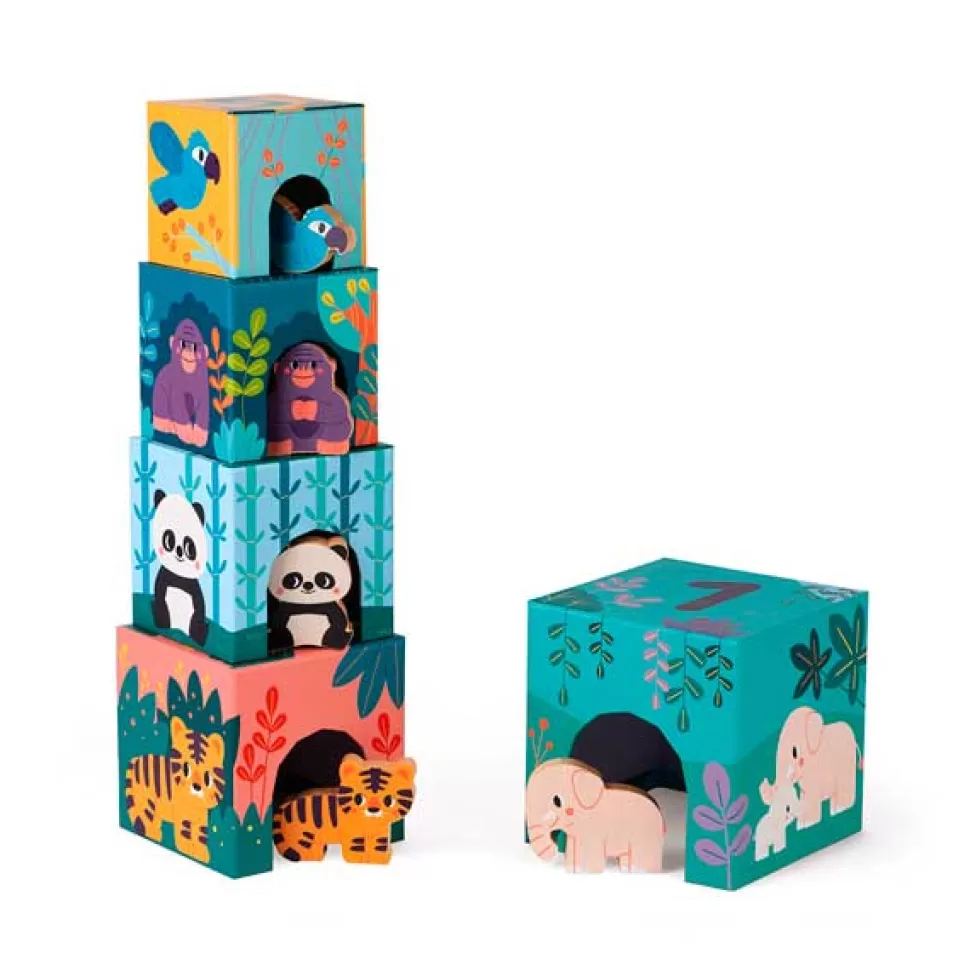 Best Sale Brinquedos Janod Janod Figuras E Piramide Animais