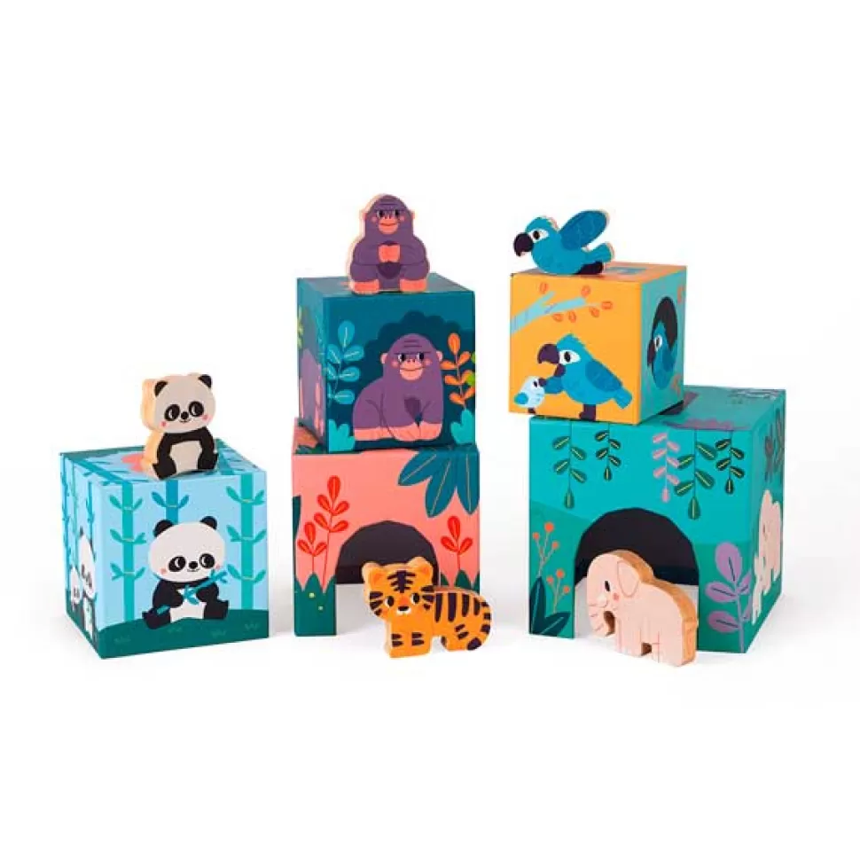 Best Sale Brinquedos Janod Janod Figuras E Piramide Animais