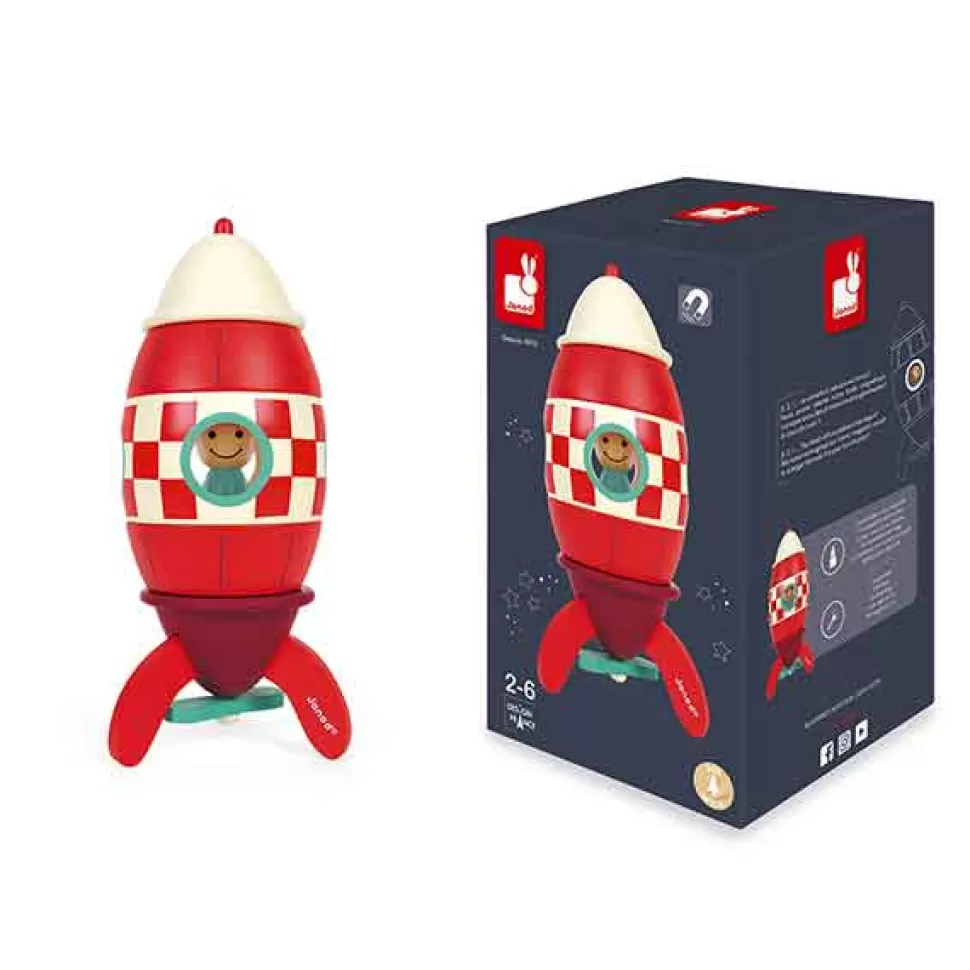 Brinquedos Janod Janod Foguete Kit Magnetico Madeira< Brinquedos De Madeira