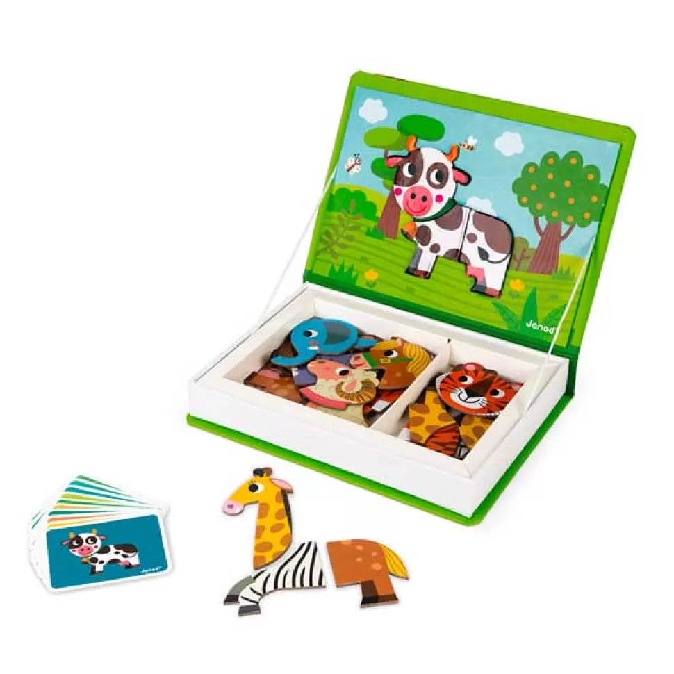 New Brinquedos Janod Janod Livro Magnetico Animais
