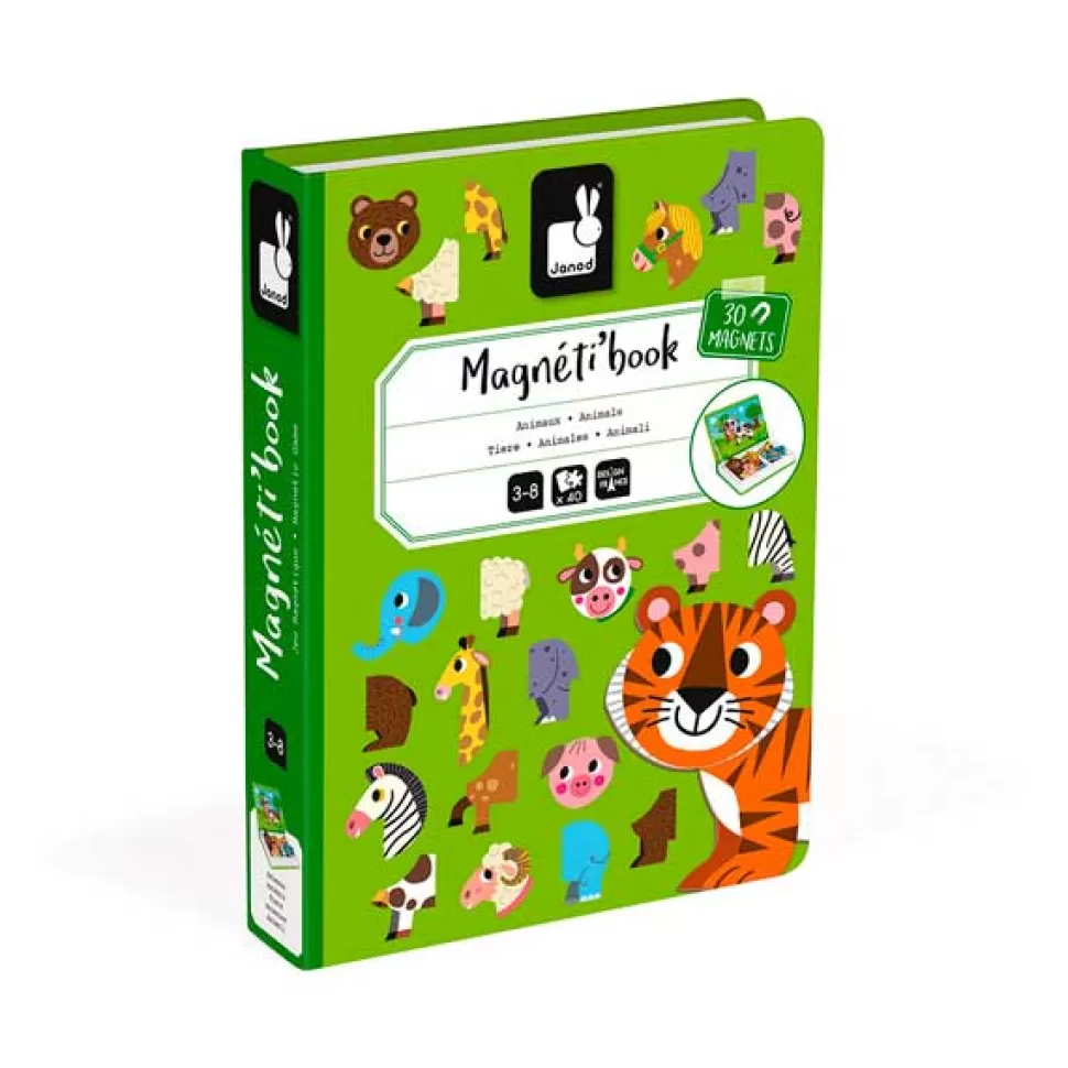 New Brinquedos Janod Janod Livro Magnetico Animais