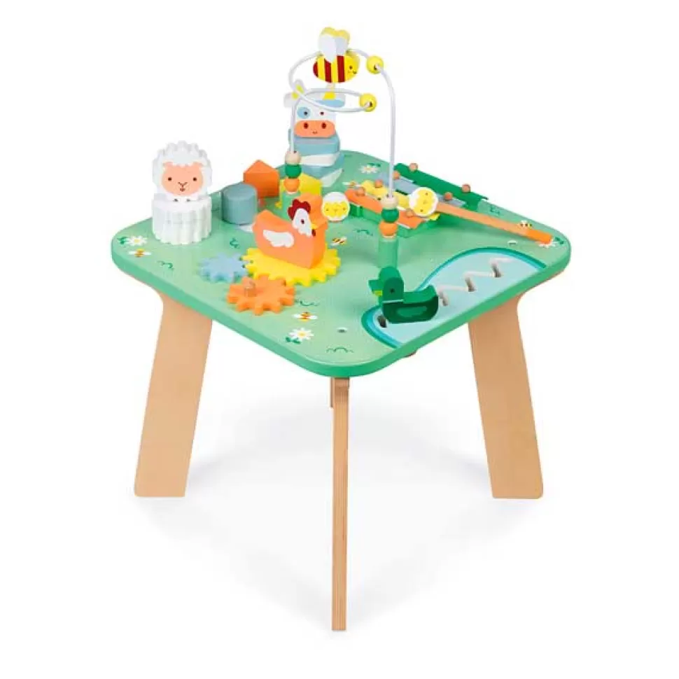 Brinquedos Janod Janod Mesa De Atividades Prado De Madeira< Brinquedos Educativos