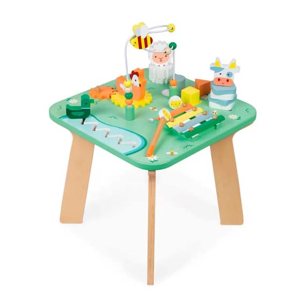 Brinquedos Janod Janod Mesa De Atividades Prado De Madeira< Brinquedos Educativos