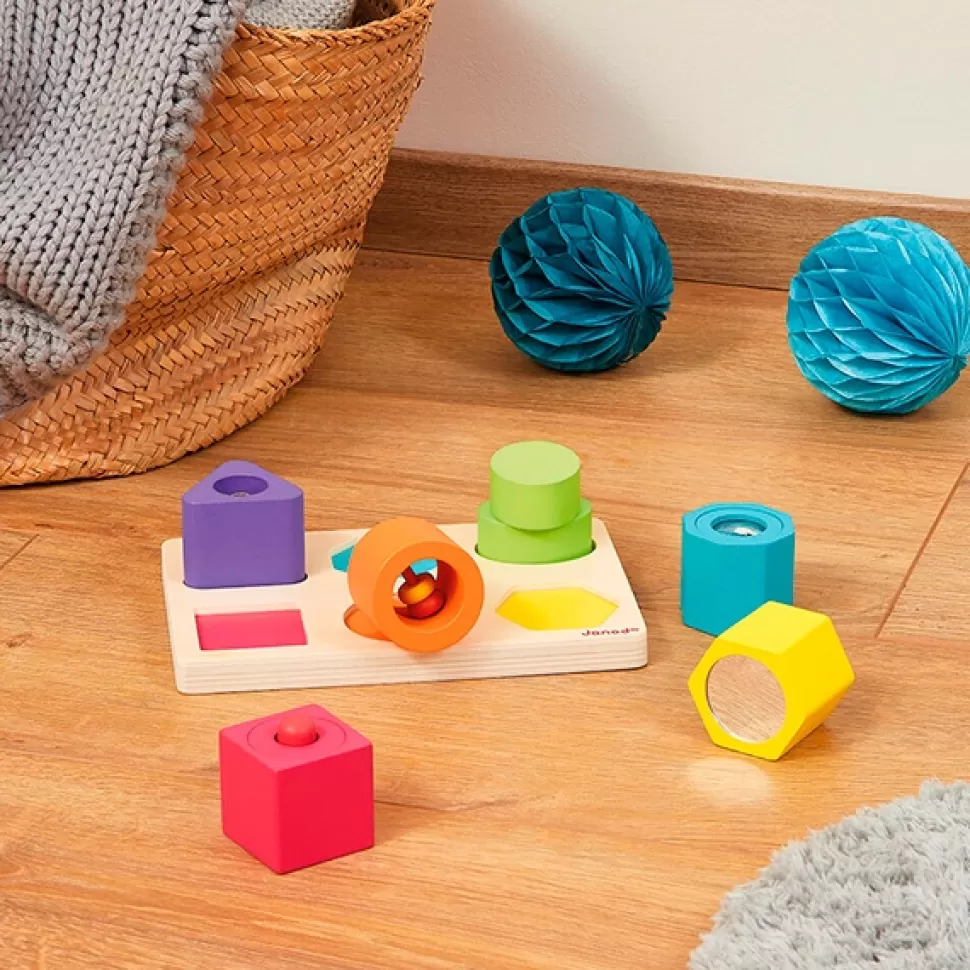 Shop Brinquedos Janod Janod Puzzle Com 6 Figuras Sensoriais