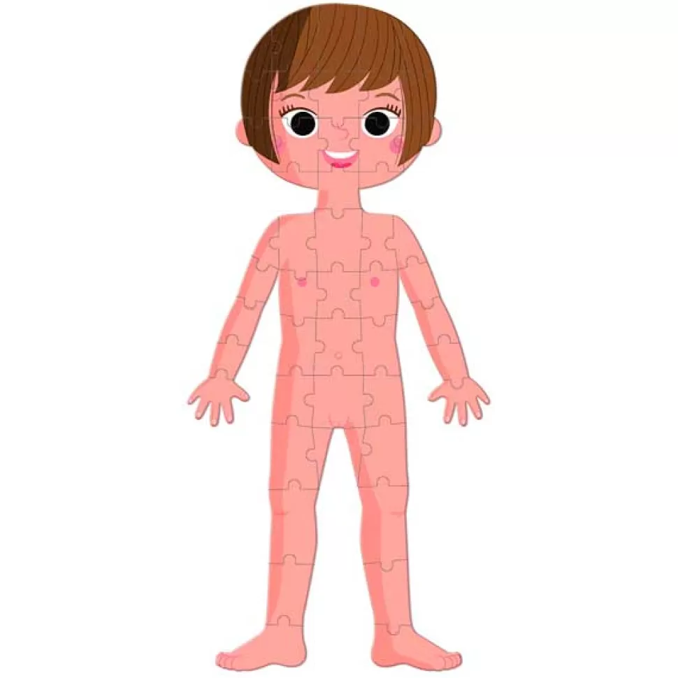 Flash Sale Brinquedos Janod Janod Puzzle Educacional Corpo Humano 50+75+100P