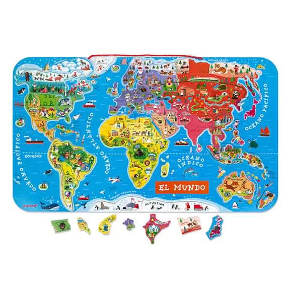 Brinquedos Janod Janod Puzzle Magnetico Atlas Mundial< Brinquedos Educativos