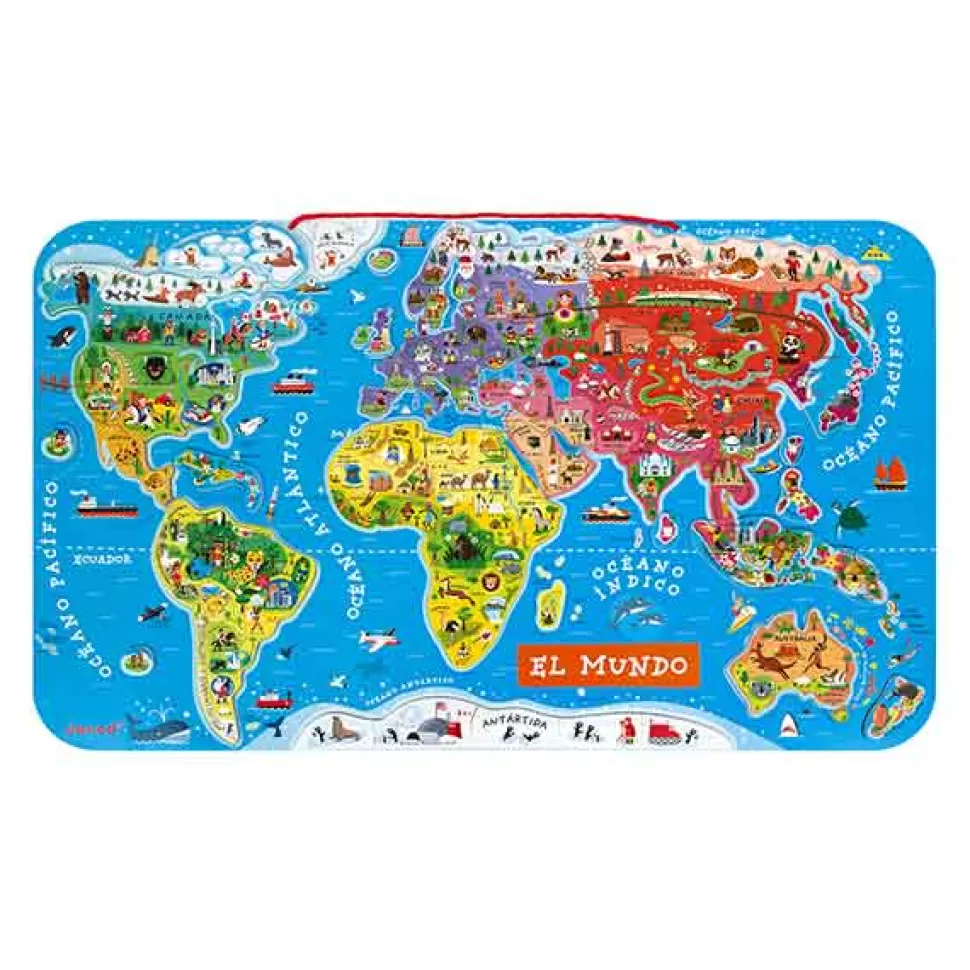 Brinquedos Janod Janod Puzzle Magnetico Atlas Mundial< Brinquedos Educativos