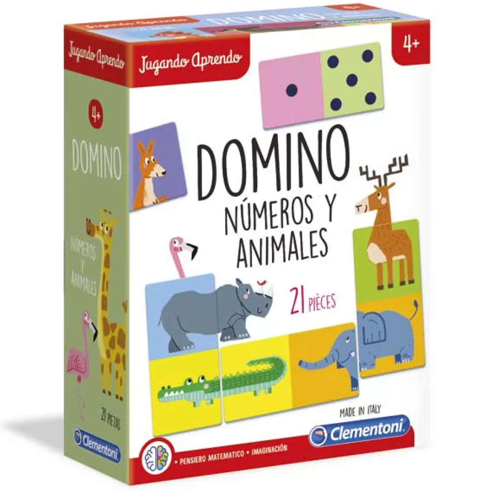 Brinquedos Clementoni Jogando Eu Aprendo Domino Numeros E Animais< Jogos De Tabuleiro Clássicos