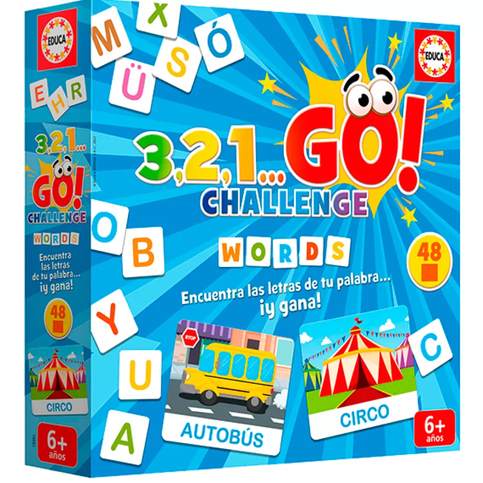 Store Brinquedos Educa Borras Jogo 3.2.1 Go Challenge -Words