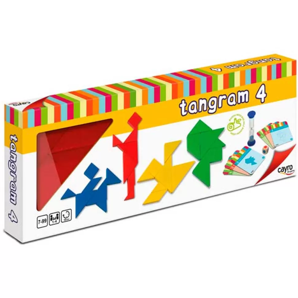 Shop Brinquedos Cayro Jogo 4 Tangrams De Madeira