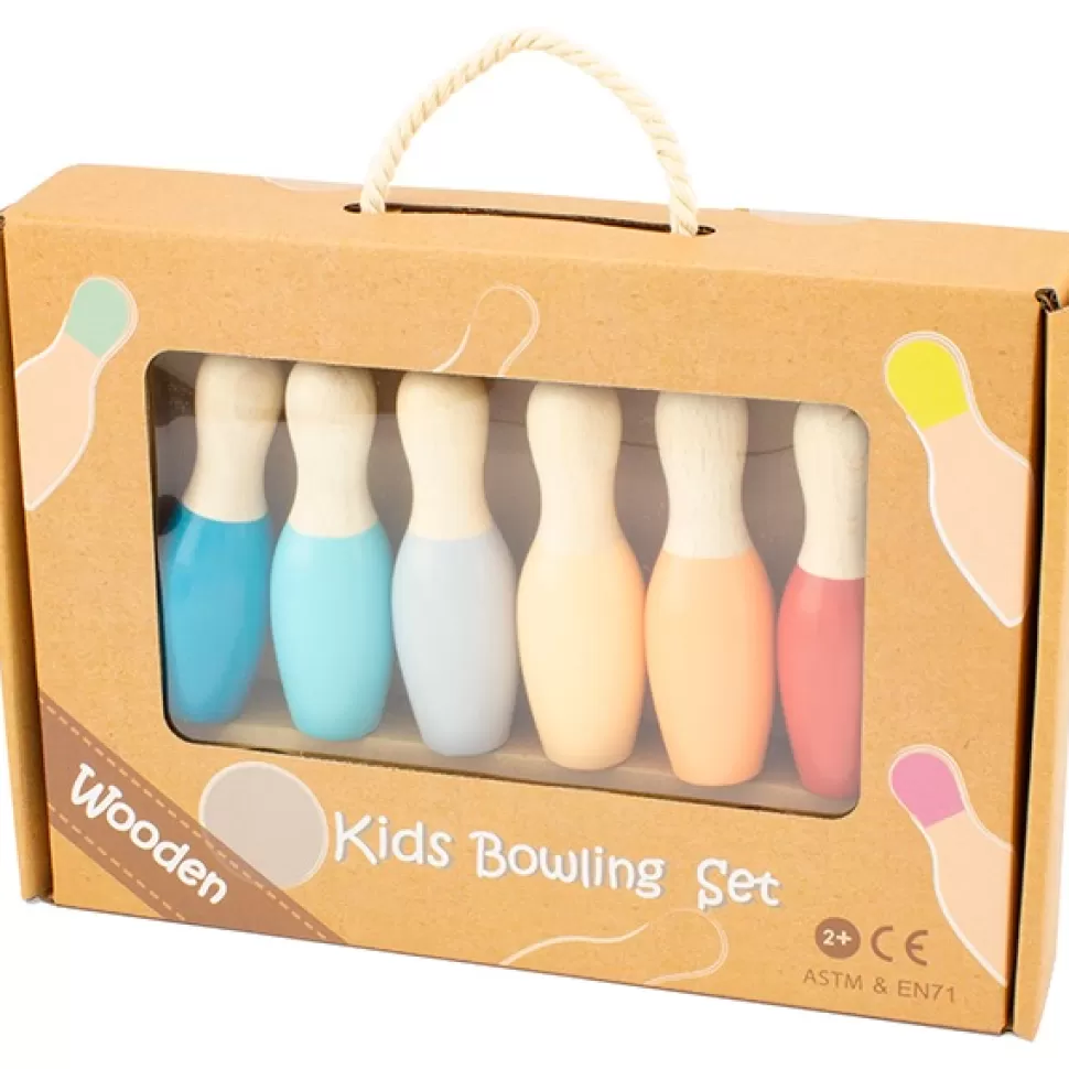 Clearance Brinquedos Ulysse Jogo De Boliche De Madeira