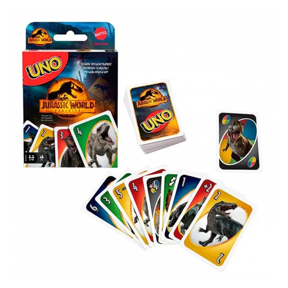 Hot Jogos de tabuleiro Jurassic World Jogo De Cartas Uno Jurassic World 3