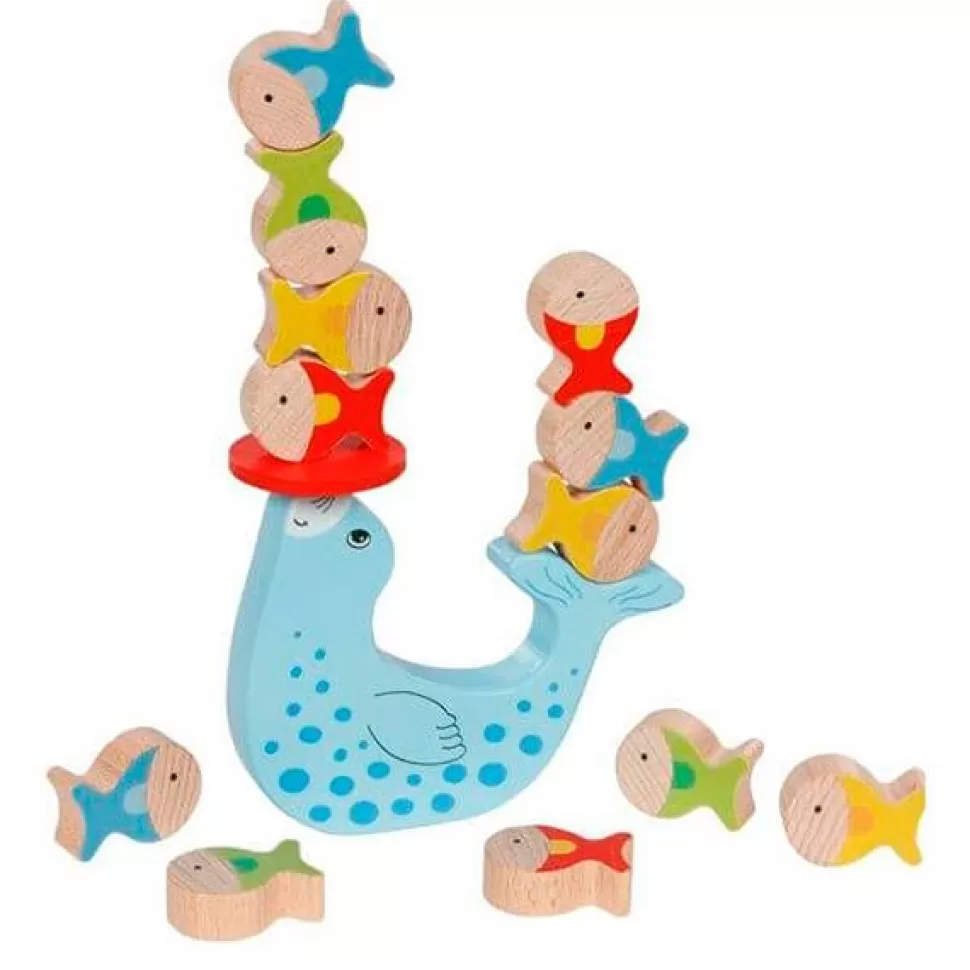 Brinquedos Goki Jogo De Equilibrio Com Lacre De Madeira< Brinquedos De Madeira