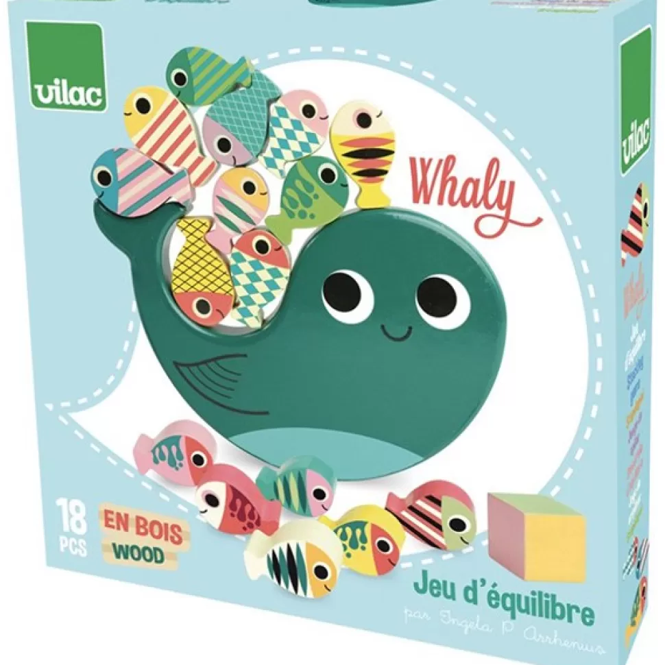 Clearance Brinquedos Vilac Jogo De Equilibrio De Peixe De Madeira