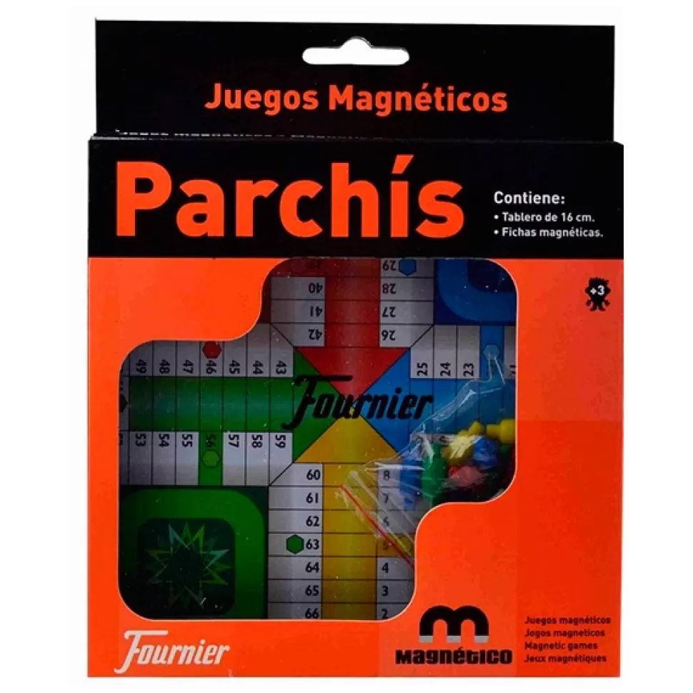 Fashion Brinquedos Fournier Jogo De Ludo Magnetico