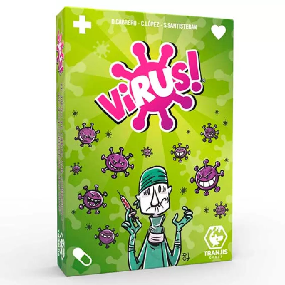 Sale Brinquedos Tranjis Games Jogo De Tabuleiro De Cartas Virus