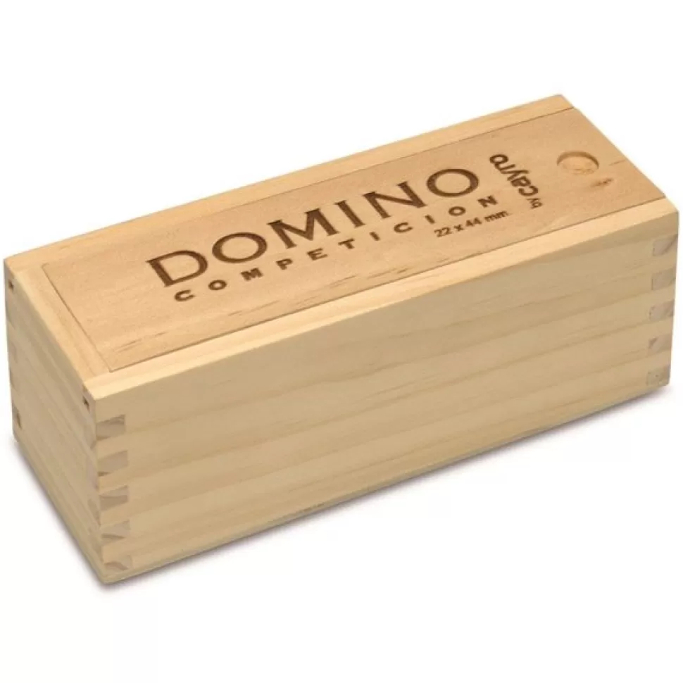 Clearance Brinquedos Cayro Jogo De Tabuleiro Domino De Competicao Caixa De Madeira
