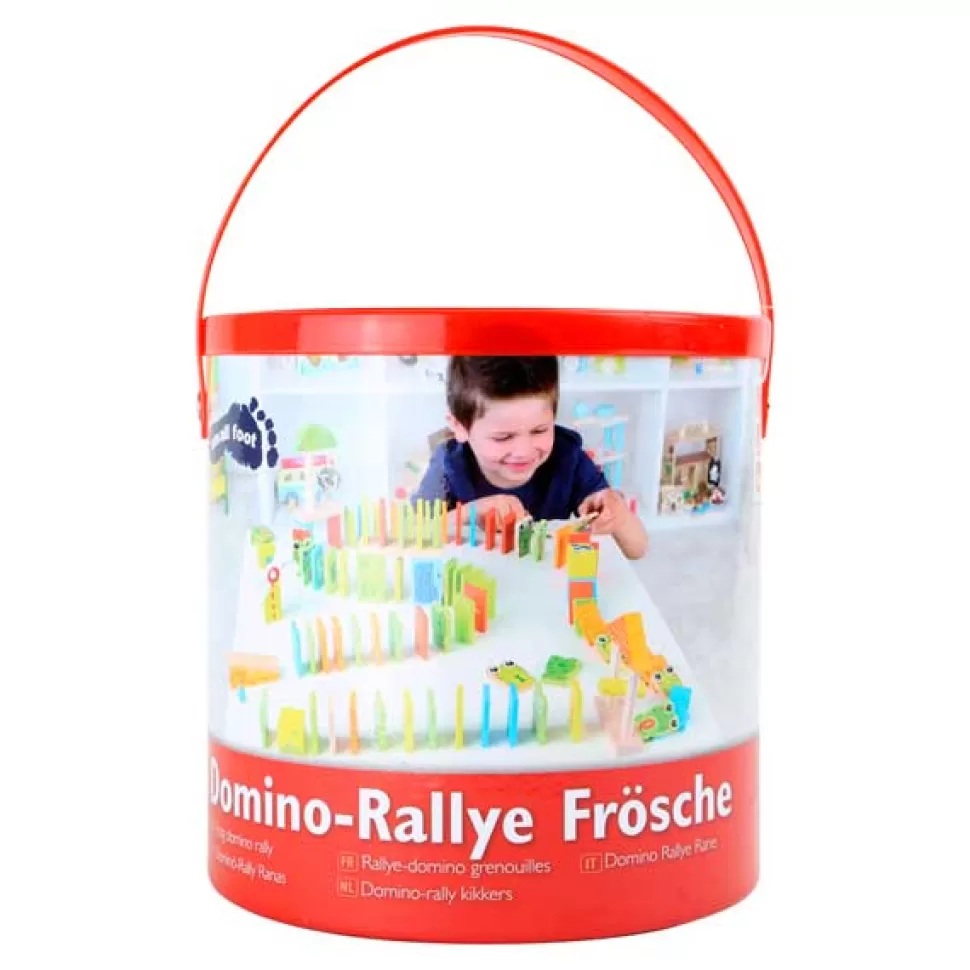 Hot Brinquedos Legler Jogo De Tabuleiro Domino De Madeira Rally Sapos