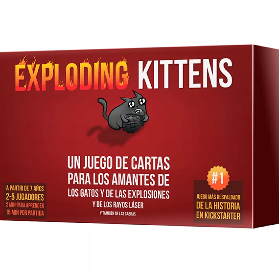 Outlet Brinquedos Asmodee Jogo De Tabuleiro Exploding Kittens