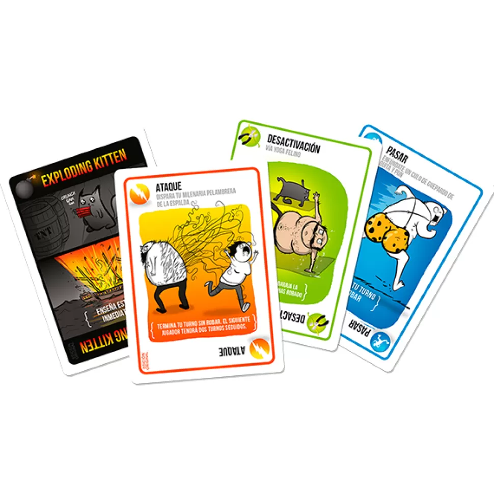 Outlet Brinquedos Asmodee Jogo De Tabuleiro Exploding Kittens