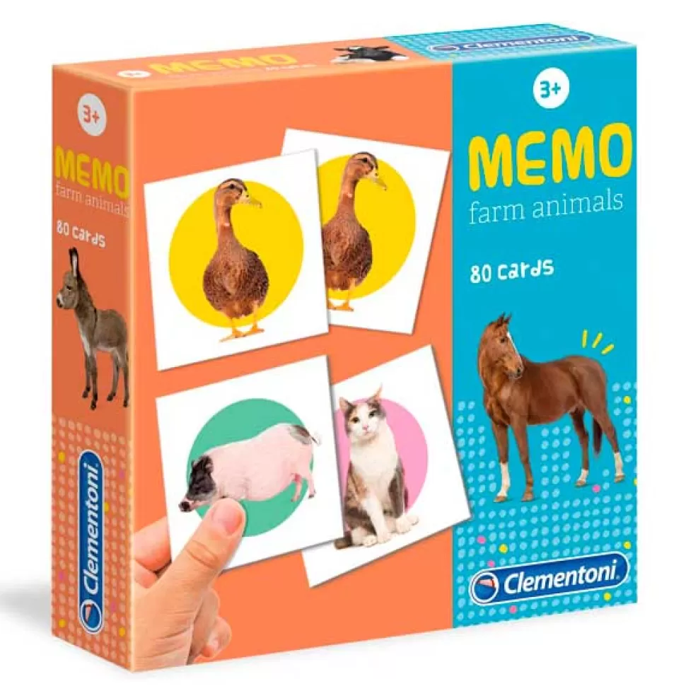 Flash Sale Brinquedos Clementoni Jogo De Tabuleiro Memo Animais De Fazenda
