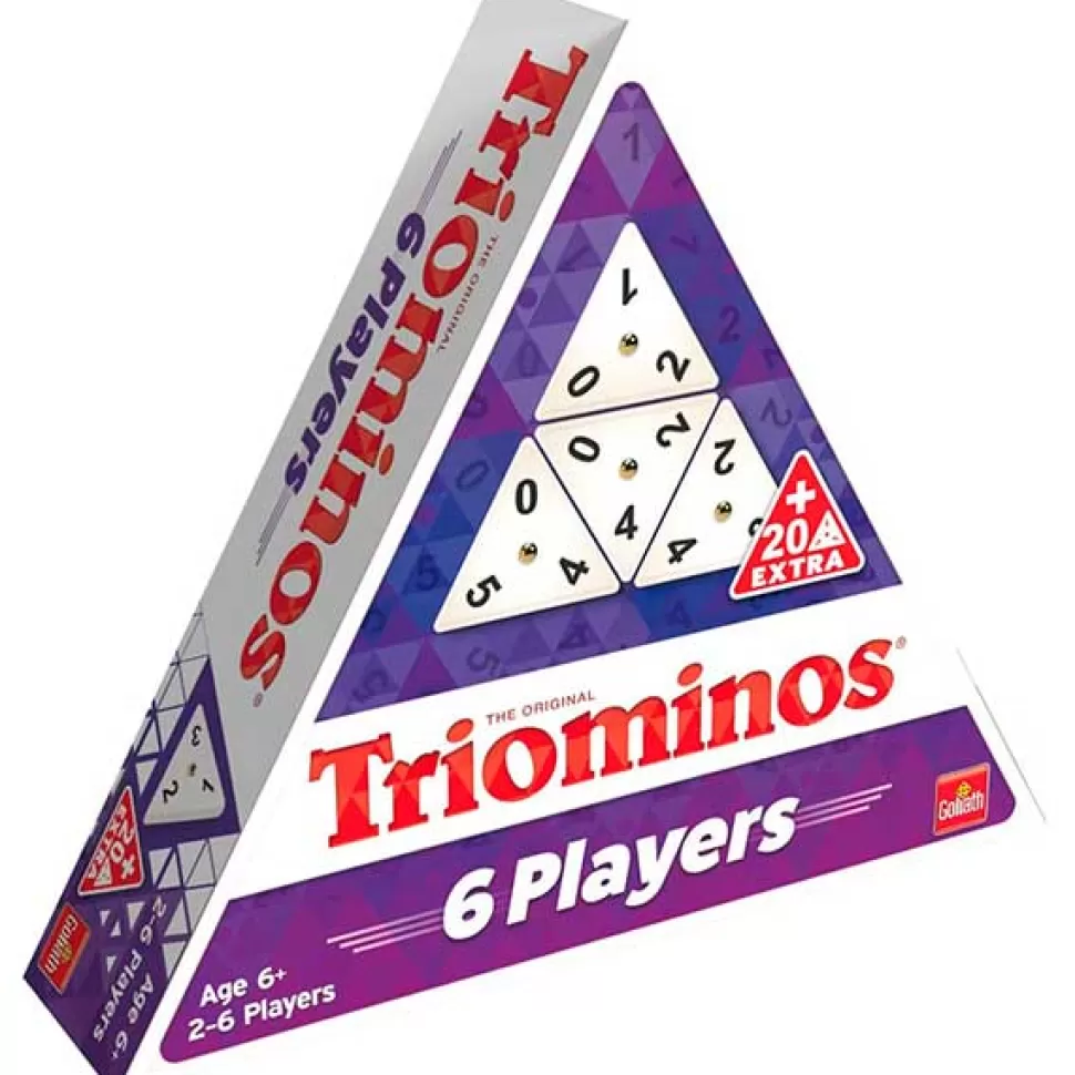 Sale Brinquedos Goliath Jogo De Tabuleiro Triominos Original 6 Jogadores