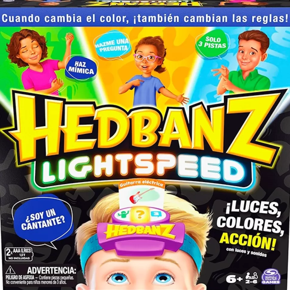 Shop Brinquedos Spin Master Jogo Hedbanz Lightspeed