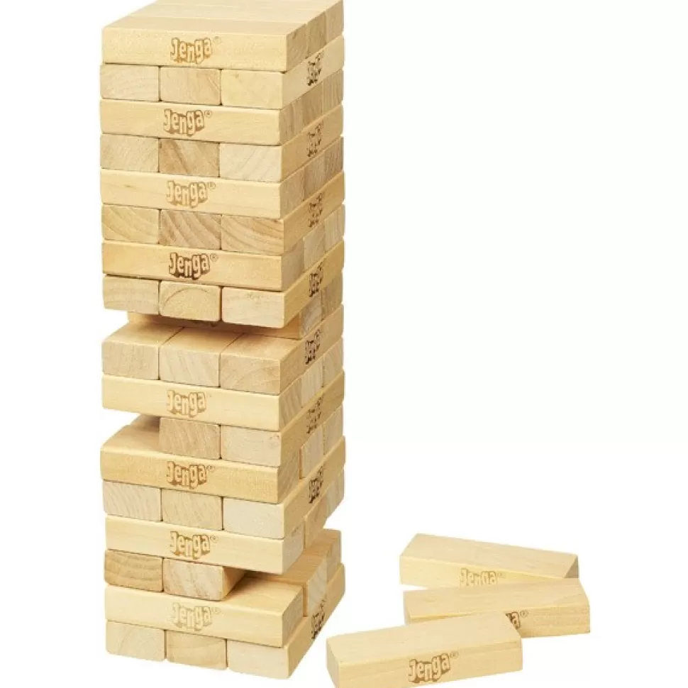 Brinquedos Hasbro Jogo Jenga< Jogos De Tabuleiro De Madeira