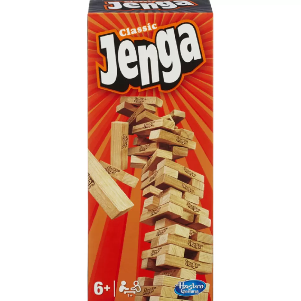 Brinquedos Hasbro Jogo Jenga< Jogos De Tabuleiro De Madeira