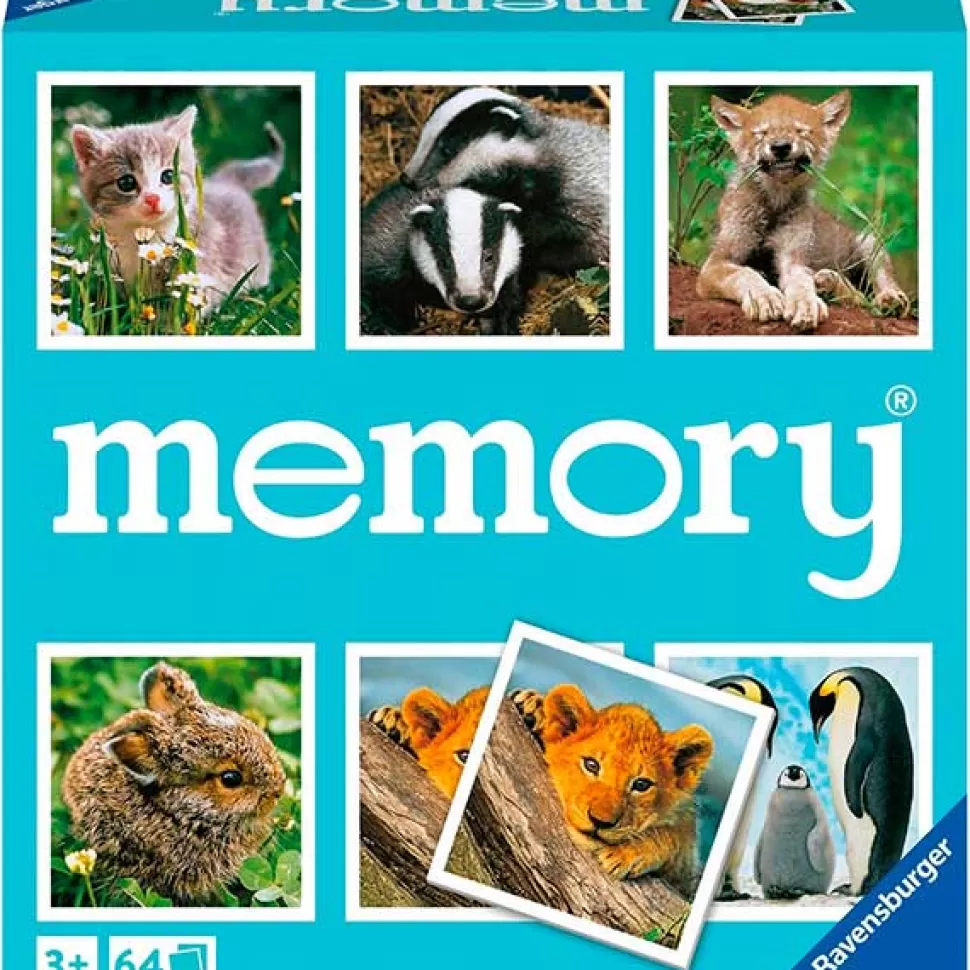 Outlet Brinquedos Ravensburger Jogo Memory Animal Babies