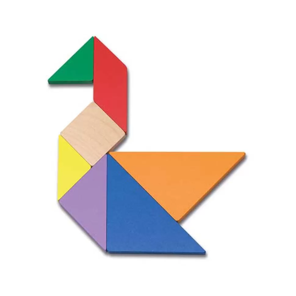 Cheap Brinquedos Cayro Jogo Tangram Madeira Em Caixa De Metal