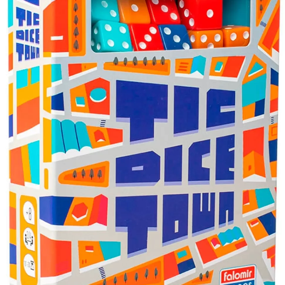 Best Sale Brinquedos Falomir Jogo Tic Dice Town