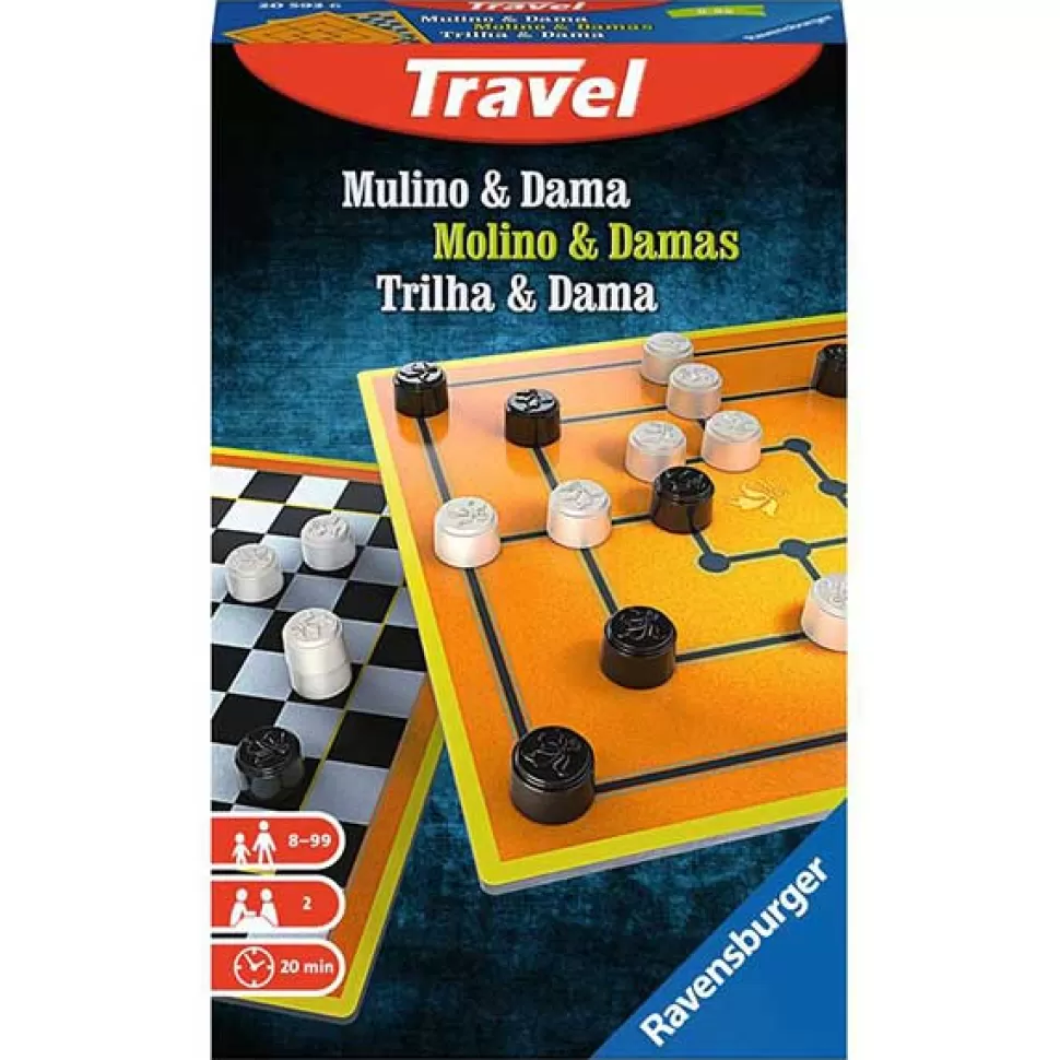Outlet Brinquedos Ravensburger Jogo Viagem Mulino-Dama