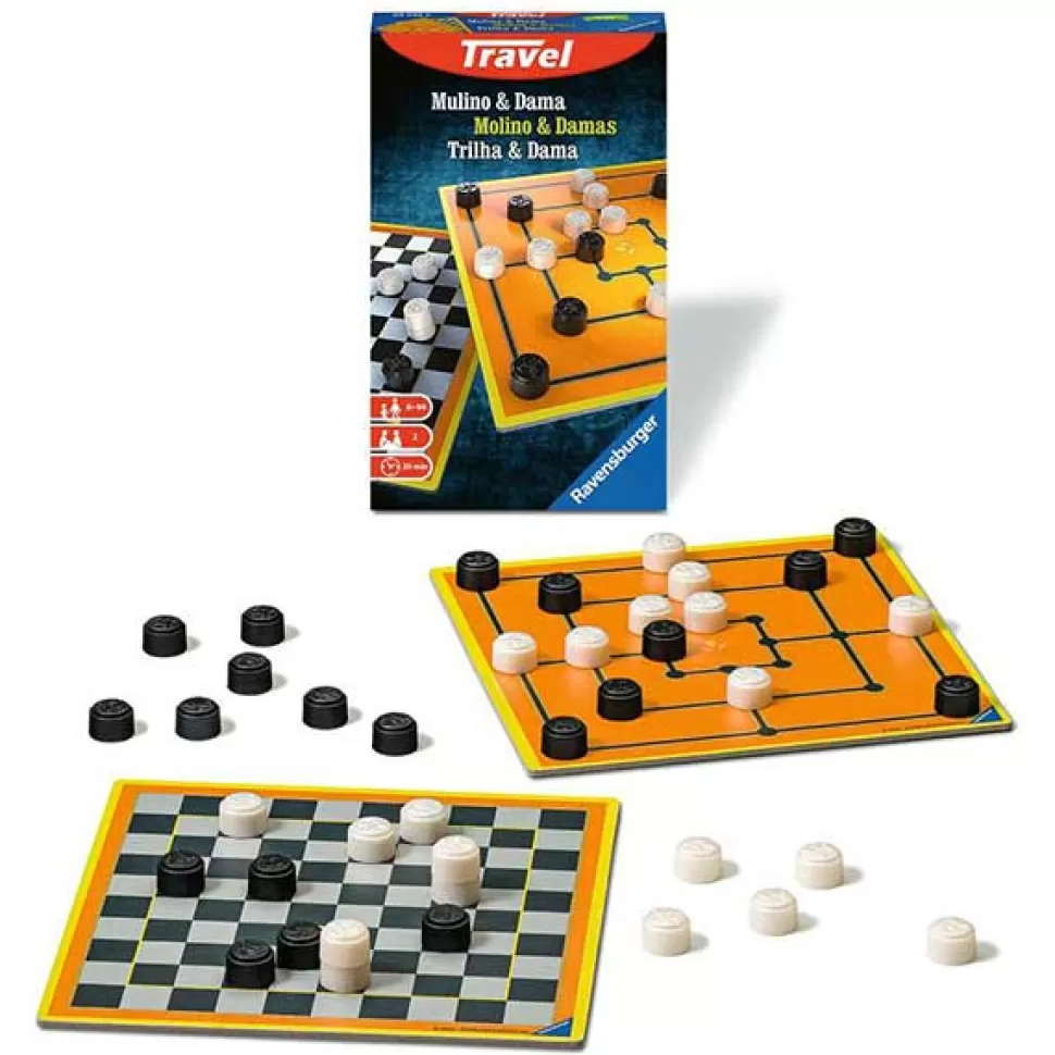 Outlet Brinquedos Ravensburger Jogo Viagem Mulino-Dama